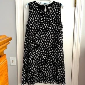 Calvin Klein A line swing dress.